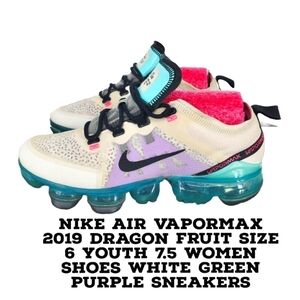 Nike Air VaporMax White Green Purple Sneakers